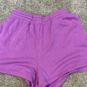 PINK Victoria's Secret Vibrant Purple Athletic Shorts